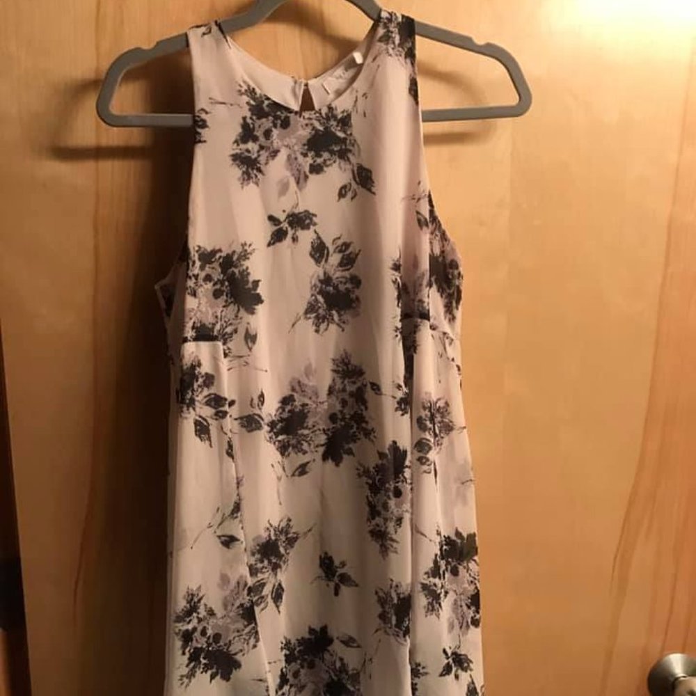 White Floral Dress